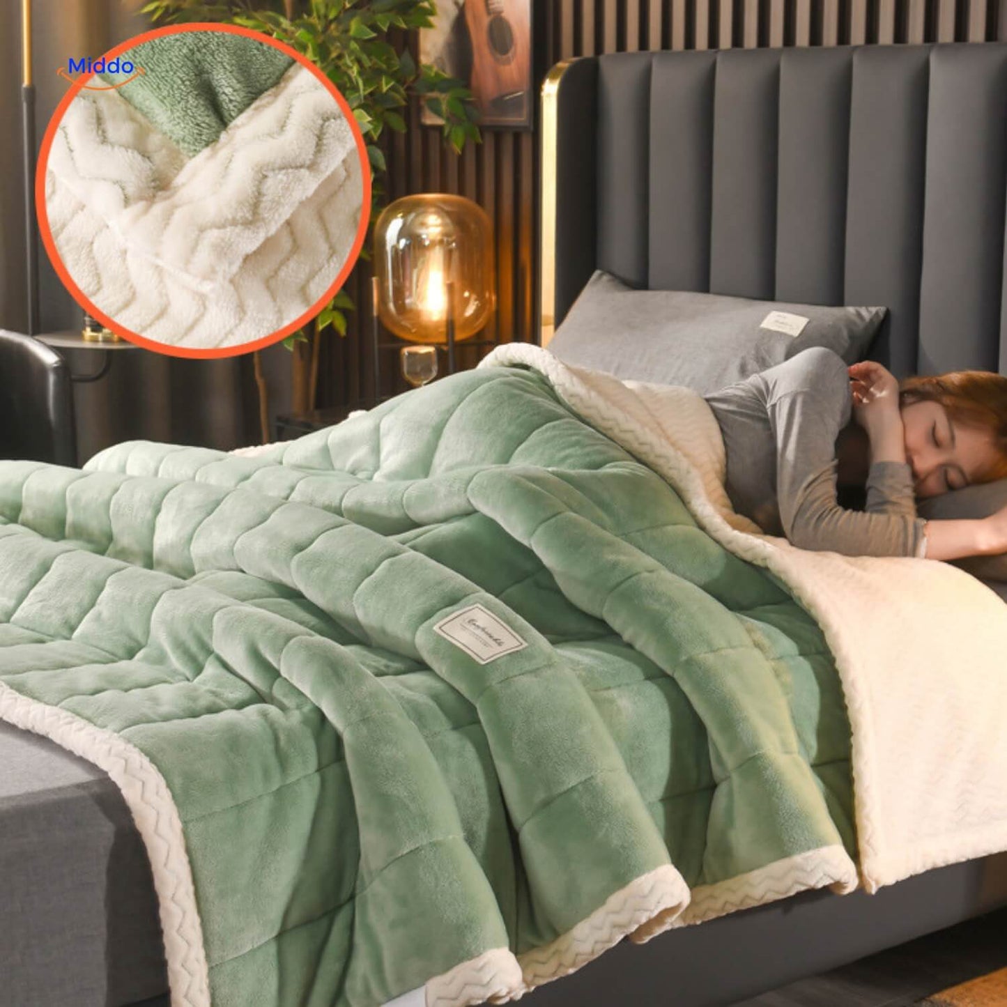 CozyFleece Plush Wool Blanket | Warm and Comfortable, Ideal for Winter