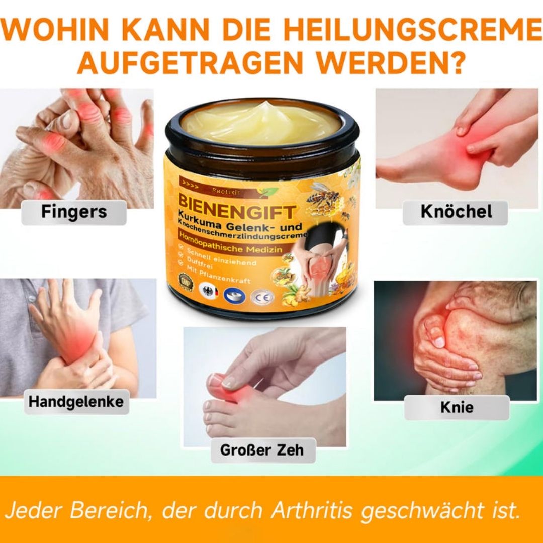 Cream Ointment | Bee Venom Cream Care | Hyaluronic Acid Collagen Formula | BeeLixir