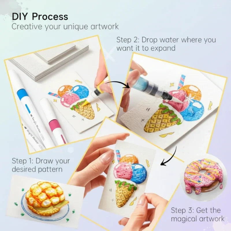 Creative Texture Art Pen Set for Realistic Models