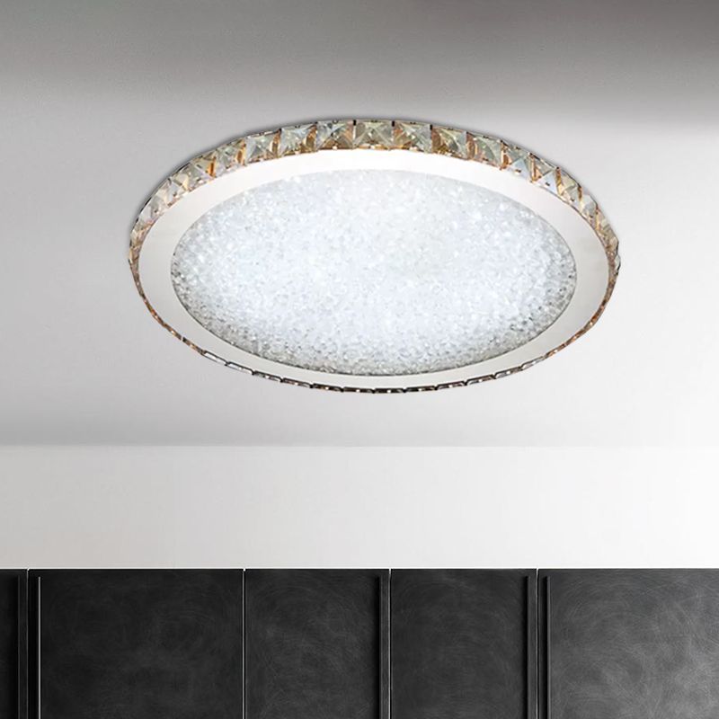 Crystal Ceiling Light - Flush Mount Fixture - Elegant Design - Image 9