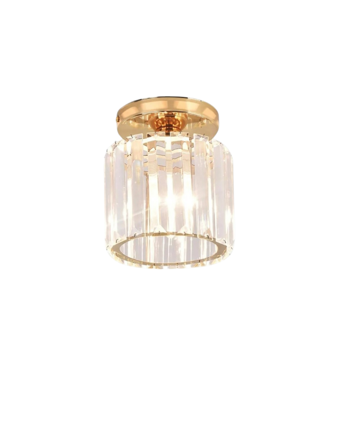Crystal Glass Ceiling Light - Modern Square Fixture - Stylish Entryway Lighting - Image 7