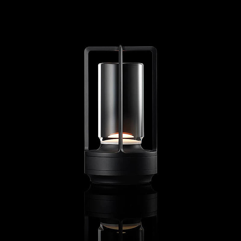 Crystal Glass Table Lamp - Wireless - Portable Accent Light - Modern Bedside Lamp - Image 8