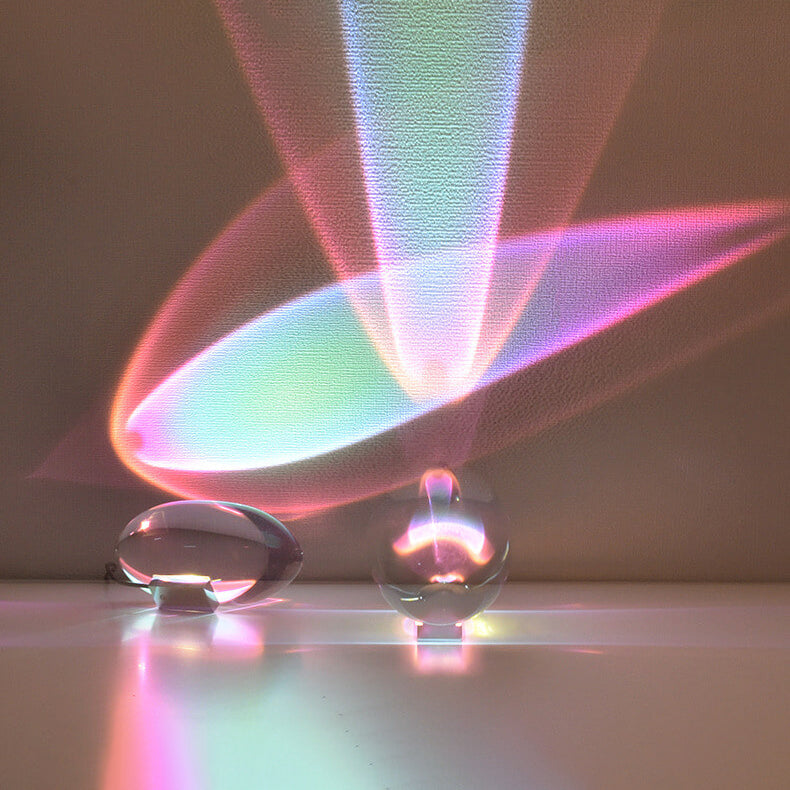 Crystal Projection Table Lamp - Modern USB Powered Accent Light - Colorful + Remote Control - Image 2