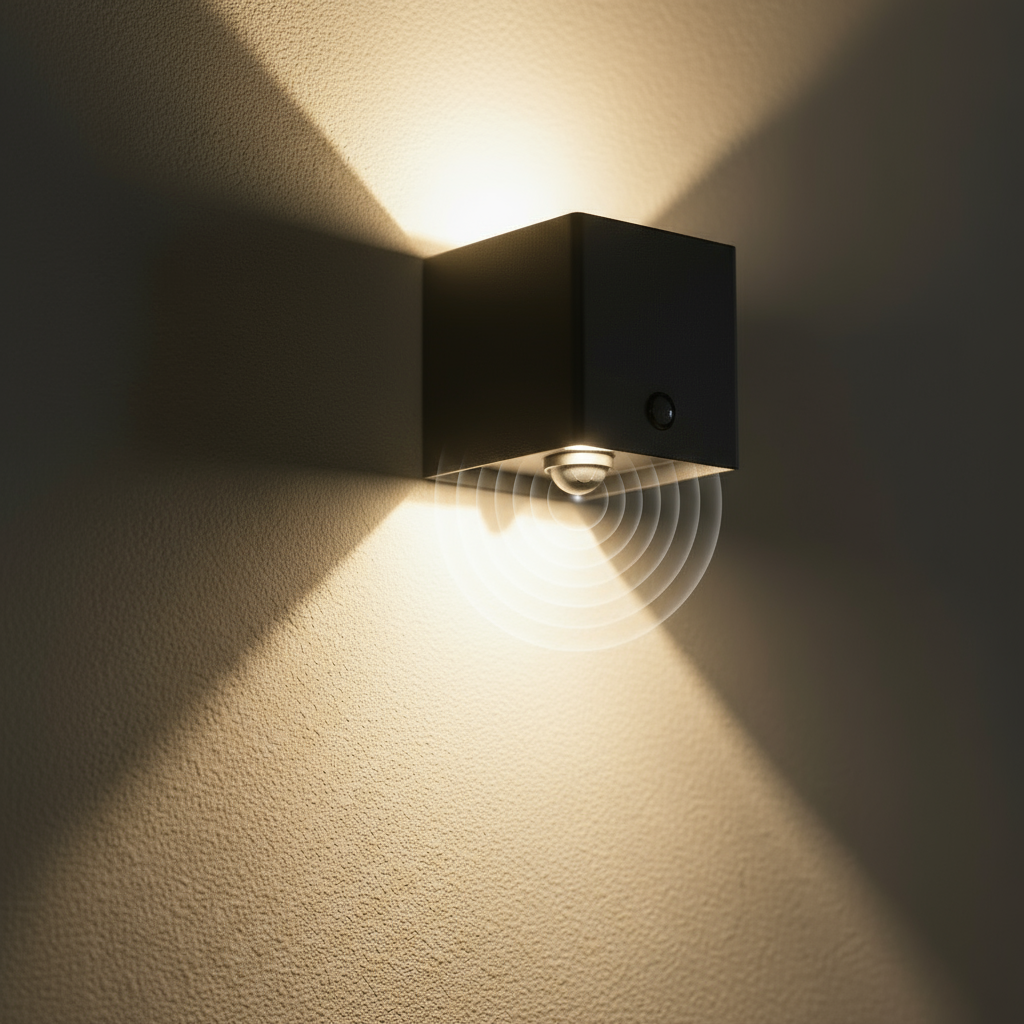 Cube Outdoor Wall Light - Modern Aluminium Exterior Fixture - LED Sconce - Image 2