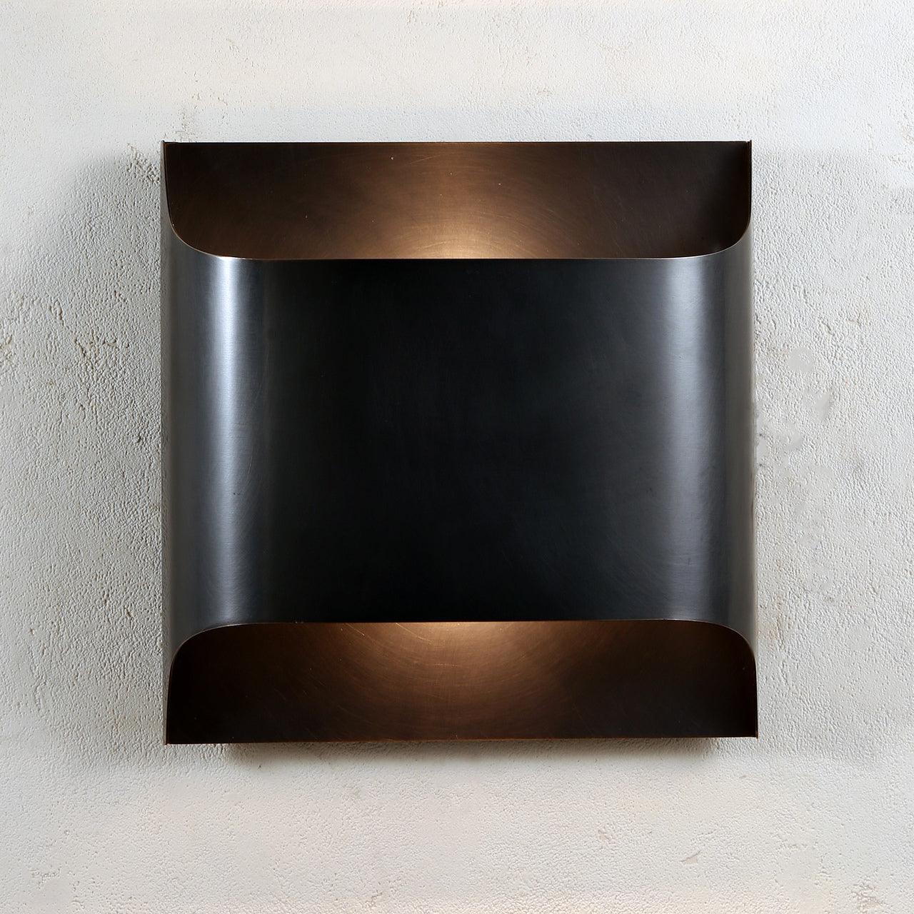 Curved Copper Wall Sconce - Modern LED Wall Lamp - Stylish Lighting Fixture - Image 7