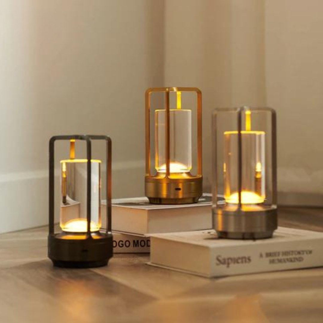 Cylinder LED Table Lamp - Wireless - Modern Style - Acrylic & ABS - Image 1