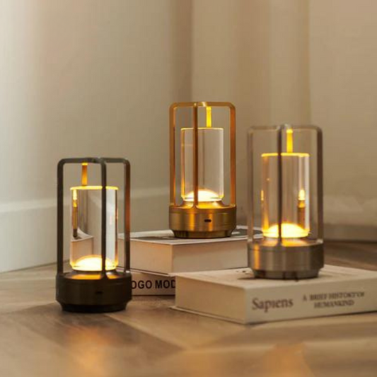 Cylinder LED Table Lamp - Wireless - Modern Style - Acrylic & ABS - Image 1