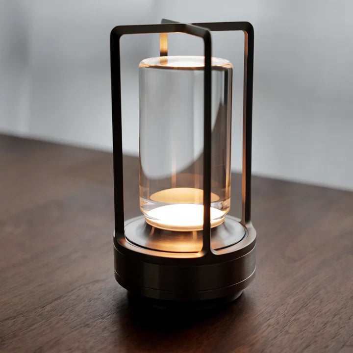 Cylinder LED Table Lamp - Wireless - Modern Style - Acrylic & ABS - Image 6