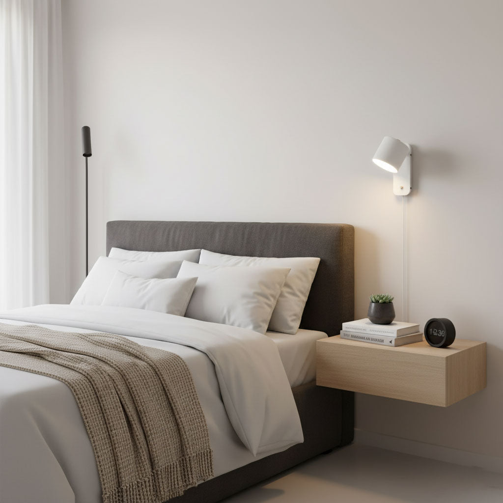 Cylinder Wall Sconce - Plug-in Wall Lamp - Modern Rotatable Iron Lighting - Image 5