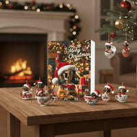 Dachshund Christmas Advent Calendar with 24 Themed Toys and Accessories