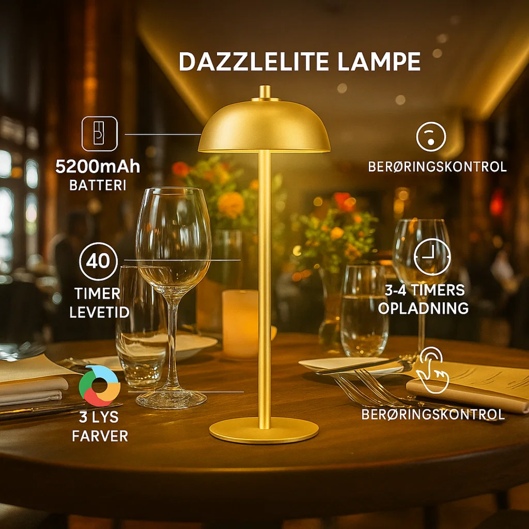 DazzleLite Table Lamp - Wireless Touch Control - Minimalist Design - Image 2