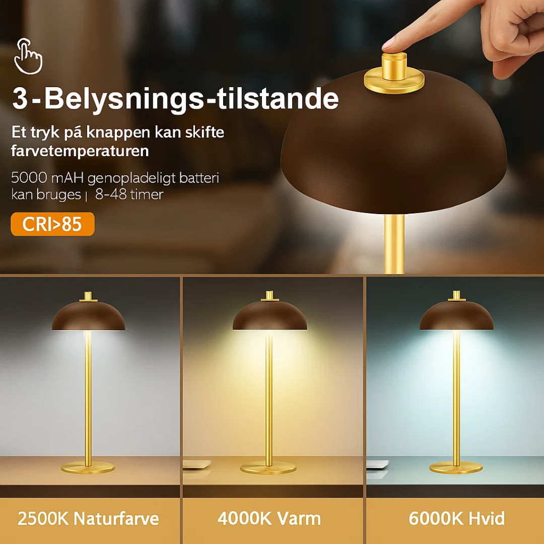 DazzleLite Table Lamp - Wireless Touch Control - Minimalist Design - Image 3