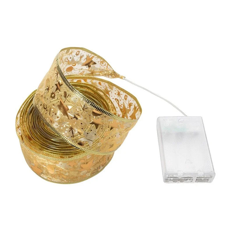 Decorative Christmas Ribbon Fairy Lights