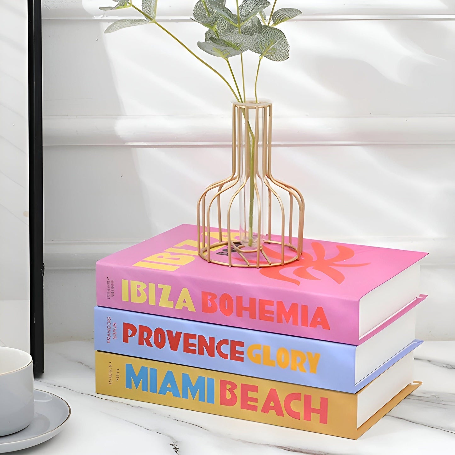 Decorative Faux Book Set - Travel Series - Book Decoration - Image 1