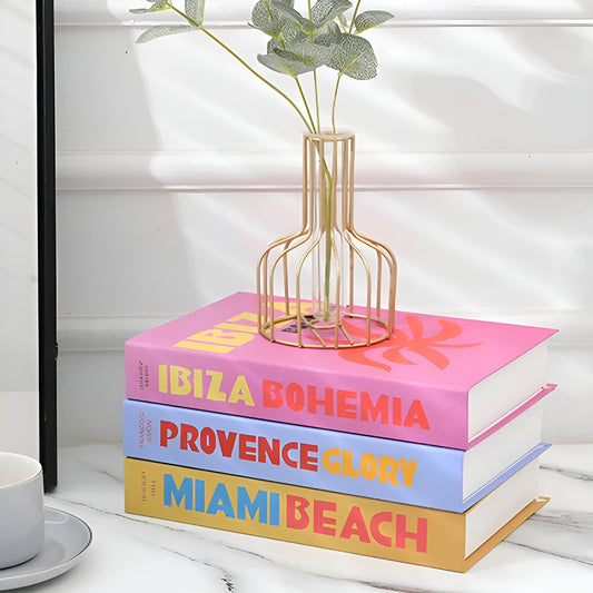 Decorative Faux Book Set - Travel Series - Book Decoration - Image 1