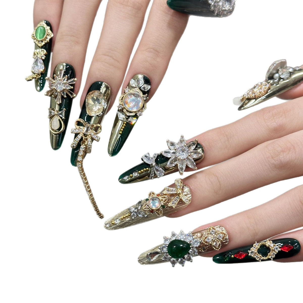 Decorative Press-On Nails Set