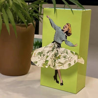 Decorative Tissue Box Cover - Novelty Dancer Design - Fun Home & Office Decor