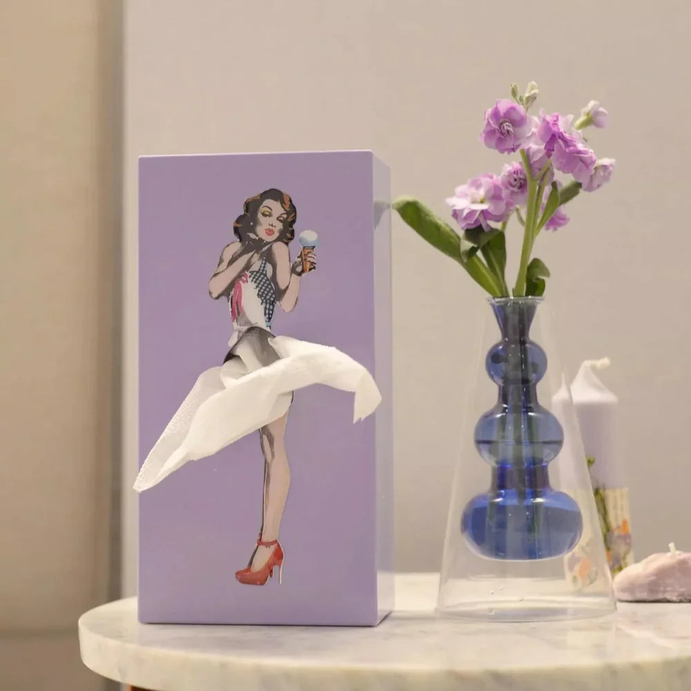 Decorative Tissue Box Cover - Novelty Dancer Design - Fun Home & Office Decor - Image 4