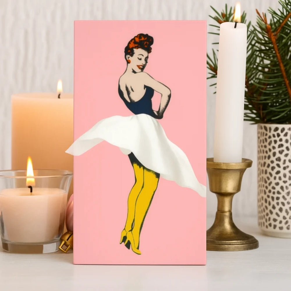 Decorative Tissue Box Cover - Novelty Dancer Design - Fun Home & Office Decor - Image 5
