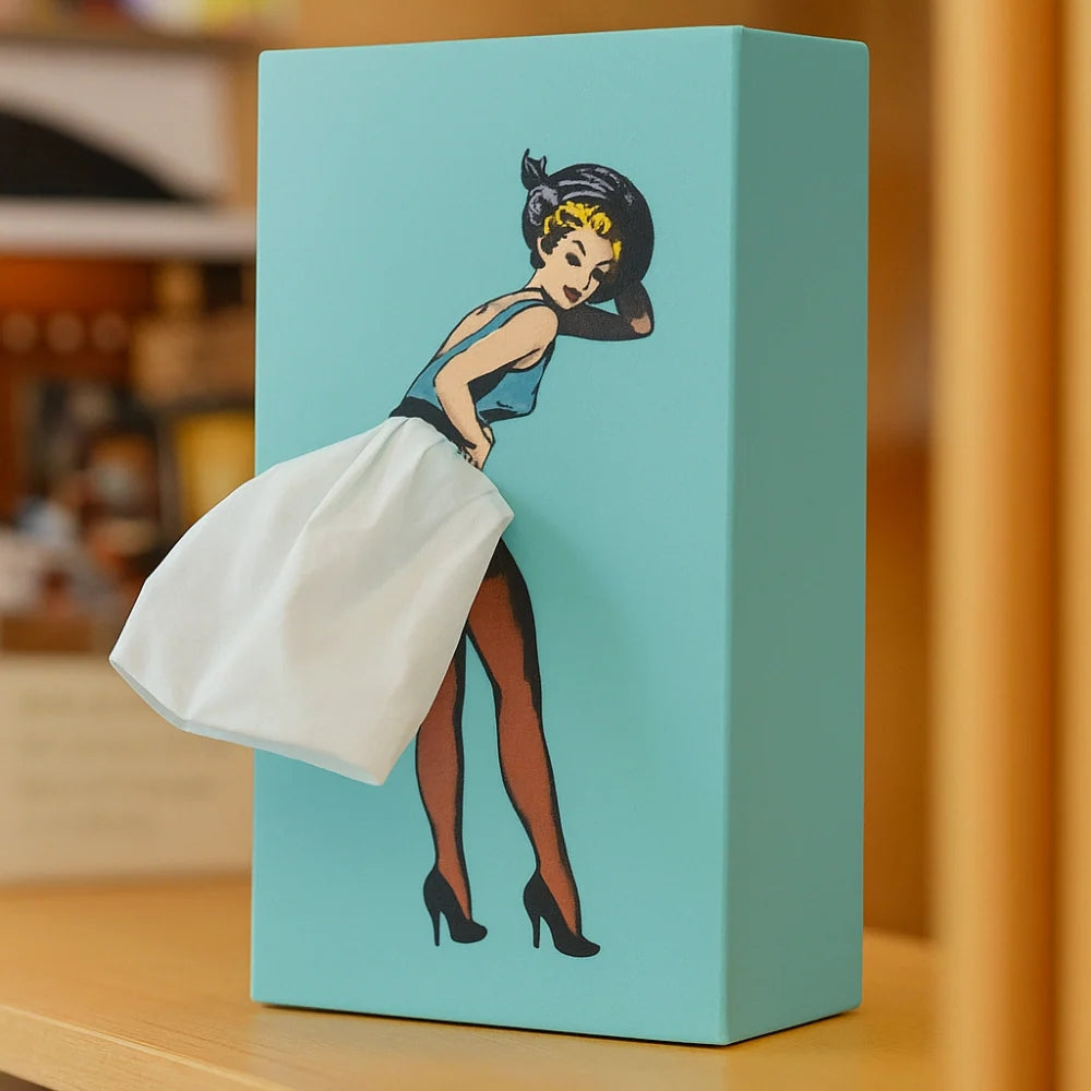 Decorative Tissue Box Cover - Novelty Dancer Design - Fun Home & Office Decor - Image 6