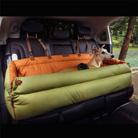 Deluxe Dog Car Seat - Faux Leather Comfort | Urban Voyager
