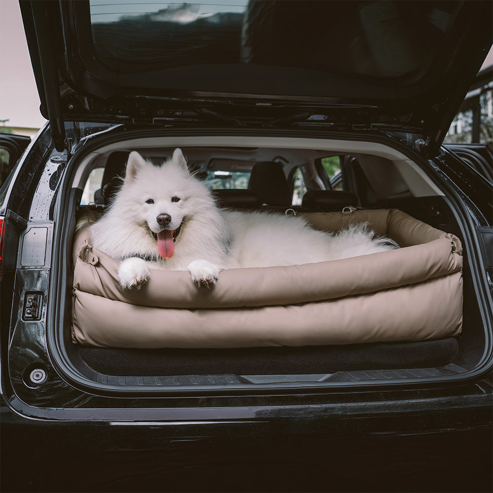 Deluxe Dog Car Seat - Faux Leather Comfort | Urban Voyager