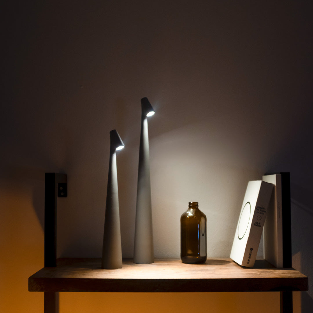 Dimmable Cordless LED Table Lamp - Modern Bedside Night Light - Elegant Design - Image 2