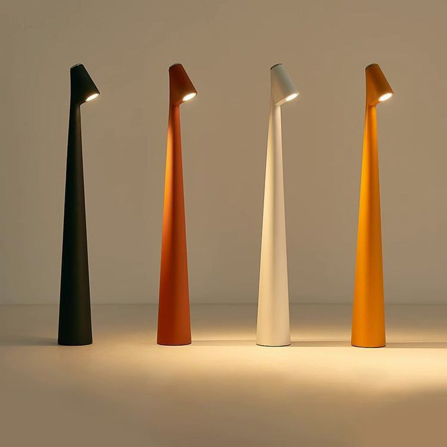 Dimmable Cordless LED Table Lamp - Modern Bedside Night Light - Elegant Design - Image 3