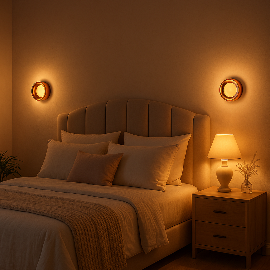 Dimple Glass Wall Lamp - Modern LED Fixture - Image 2