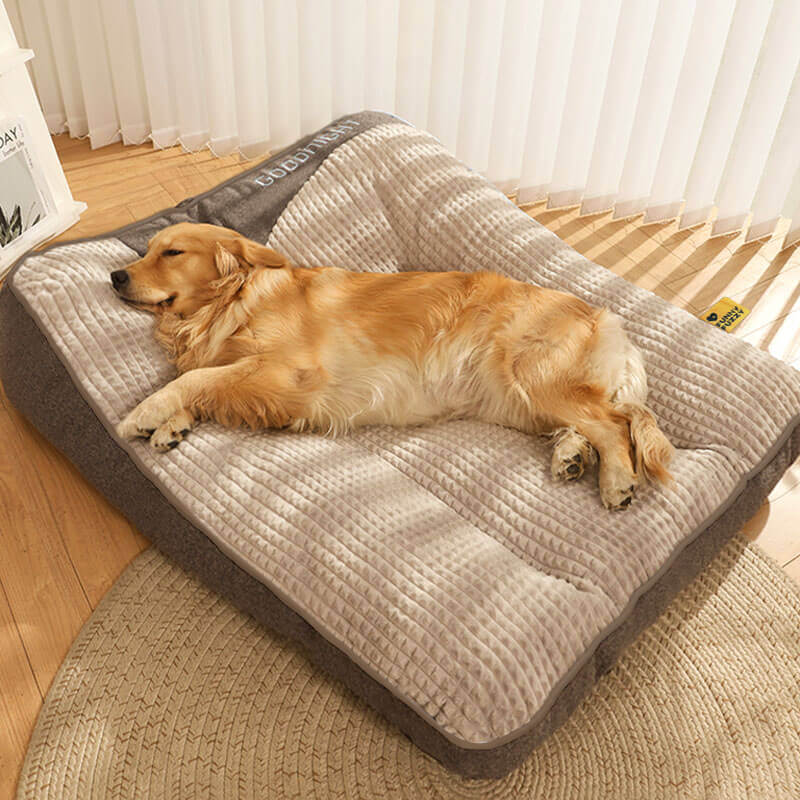 Dog Bed | Large Scratch-Resistant Dog Cushion with Orthopedic Support