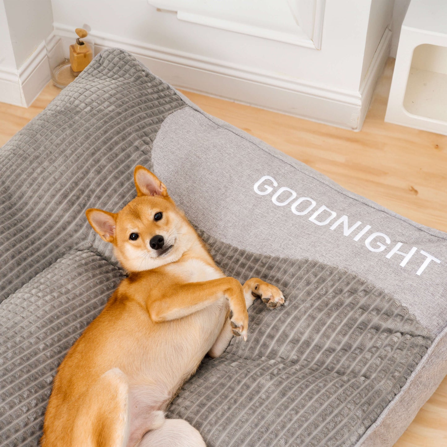Dog Bed | Large Scratch-Resistant Dog Cushion with Orthopedic Support