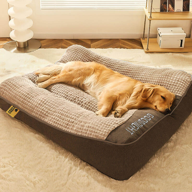 Dog Bed | Large Scratch-Resistant Dog Cushion with Orthopedic Support