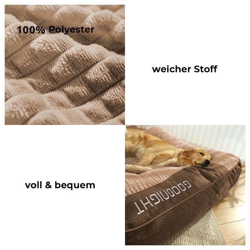 Dog Bed | Large Scratch-Resistant Dog Cushion with Orthopedic Support