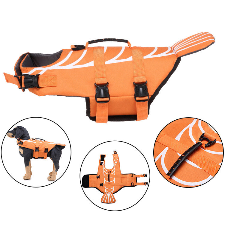 Dog Life Vest for Swimming & Water Safety - Multiple Animal Designs