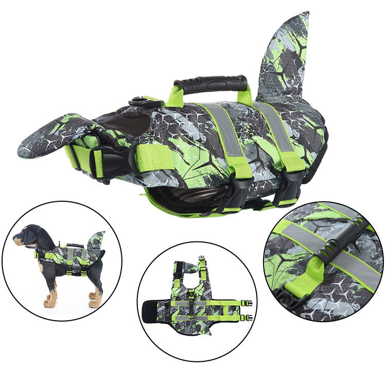 Dog Life Vest for Swimming & Water Safety - Multiple Animal Designs