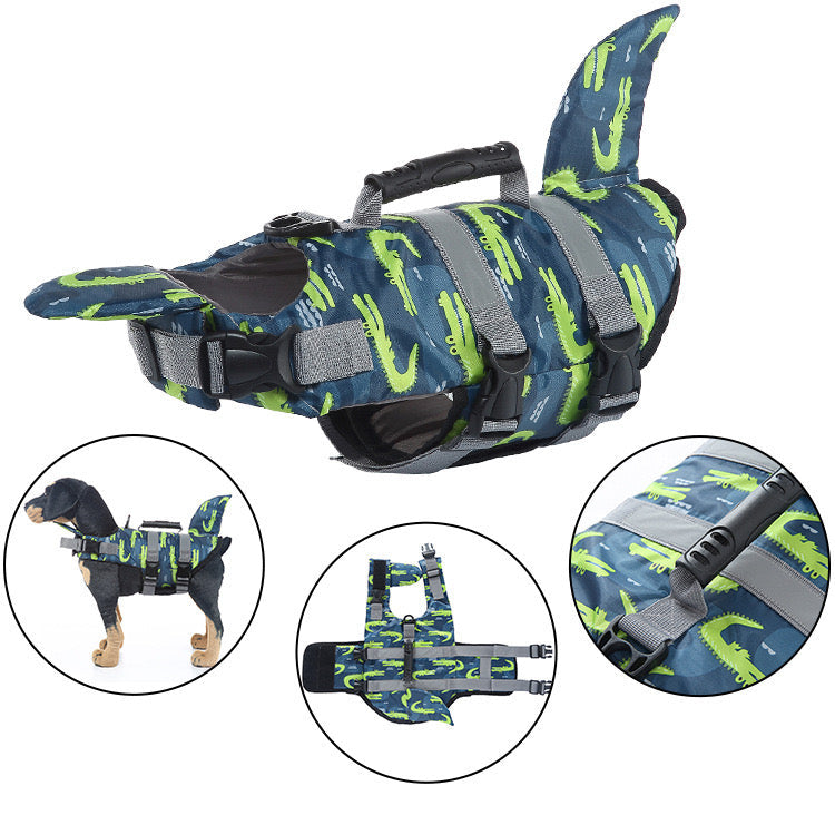 Dog Life Vest for Swimming & Water Safety - Multiple Animal Designs