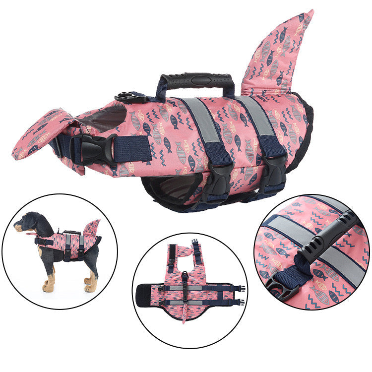 Dog Life Vest for Swimming & Water Safety - Multiple Animal Designs