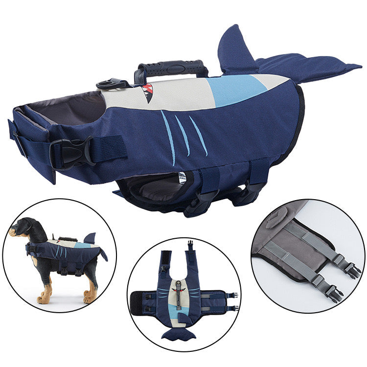 Dog Life Vest for Swimming & Water Safety - Multiple Animal Designs