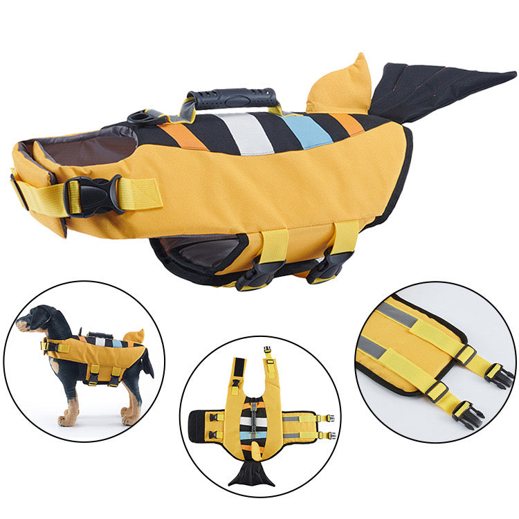 Dog Life Vest for Swimming & Water Safety - Multiple Animal Designs