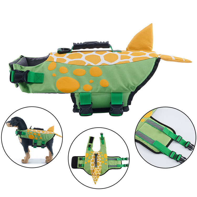 Dog Life Vest for Swimming & Water Safety - Multiple Animal Designs