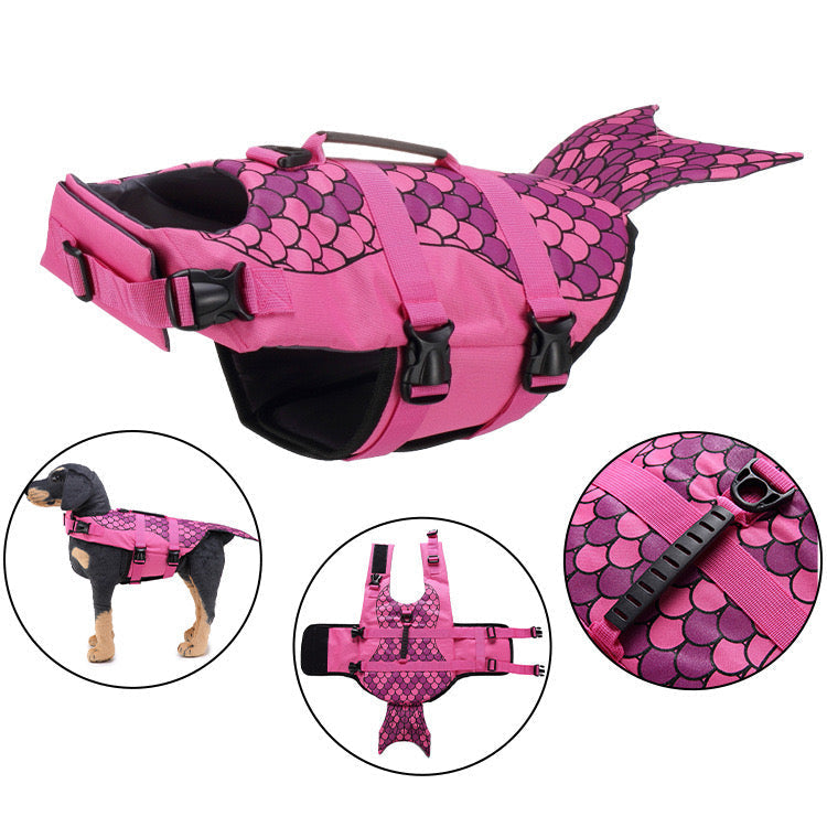 Dog Life Vest for Swimming & Water Safety - Multiple Animal Designs