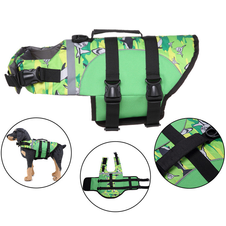 Dog Life Vest for Swimming & Water Safety - Multiple Animal Designs