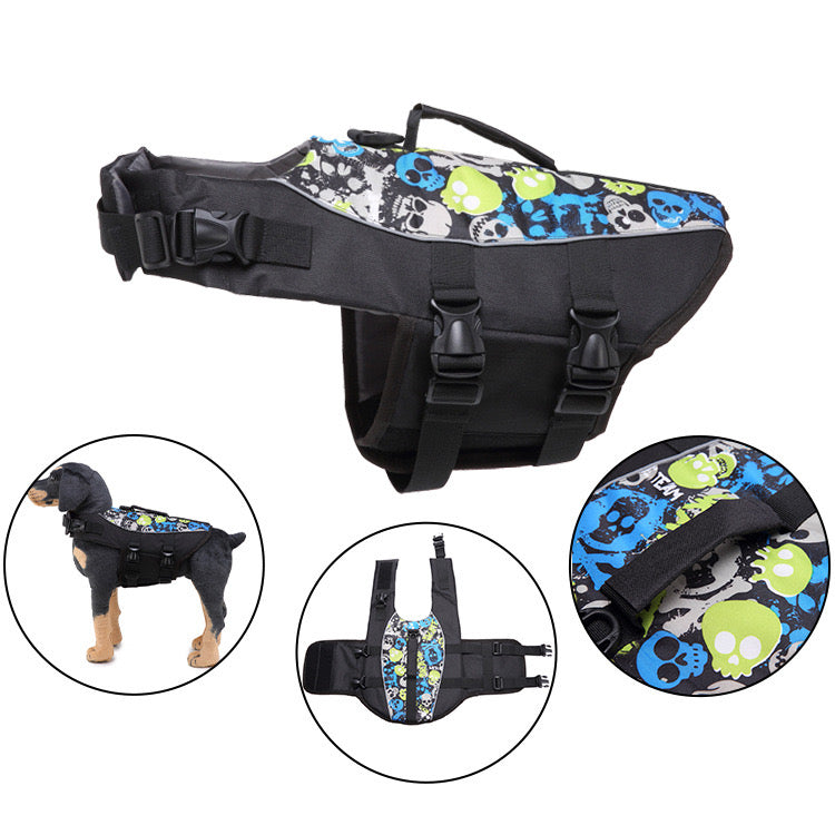 Dog Life Vest for Swimming & Water Safety - Multiple Animal Designs