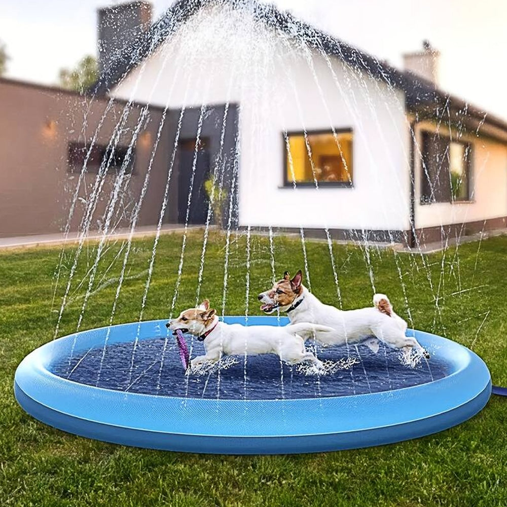 Dog Pool with Water Sprinkler (Available in Sizes for Large and Small Dogs)
