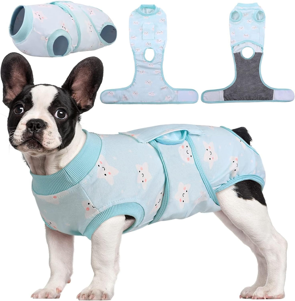 Dog Recovery Suit — Soft Fabric Postoperative Healing Garment