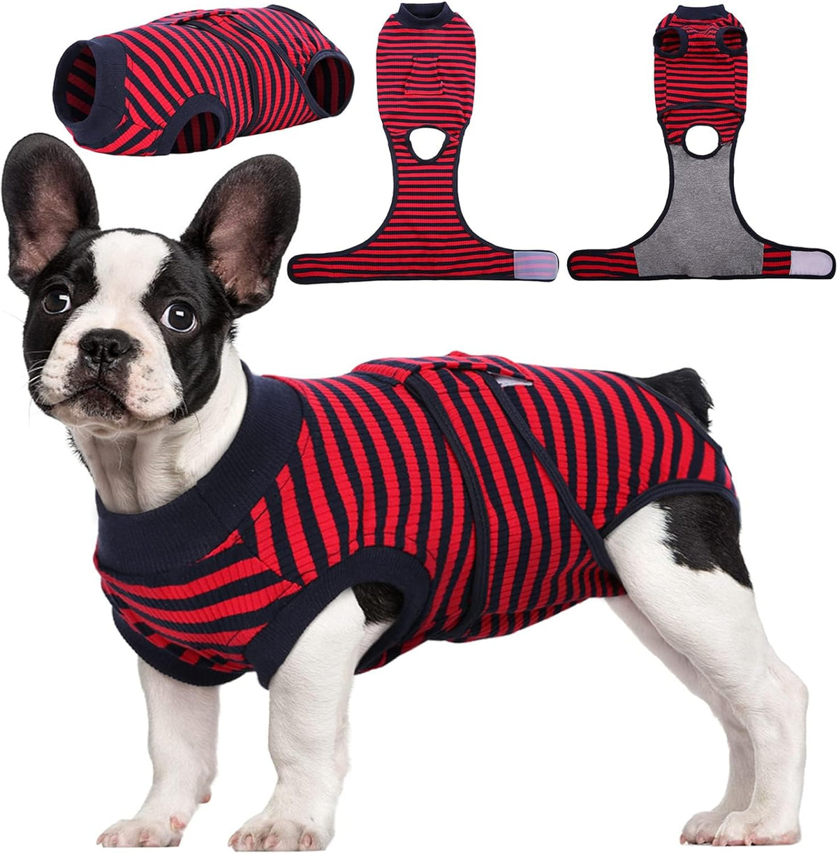 Dog Recovery Suit — Soft Fabric Postoperative Healing Garment