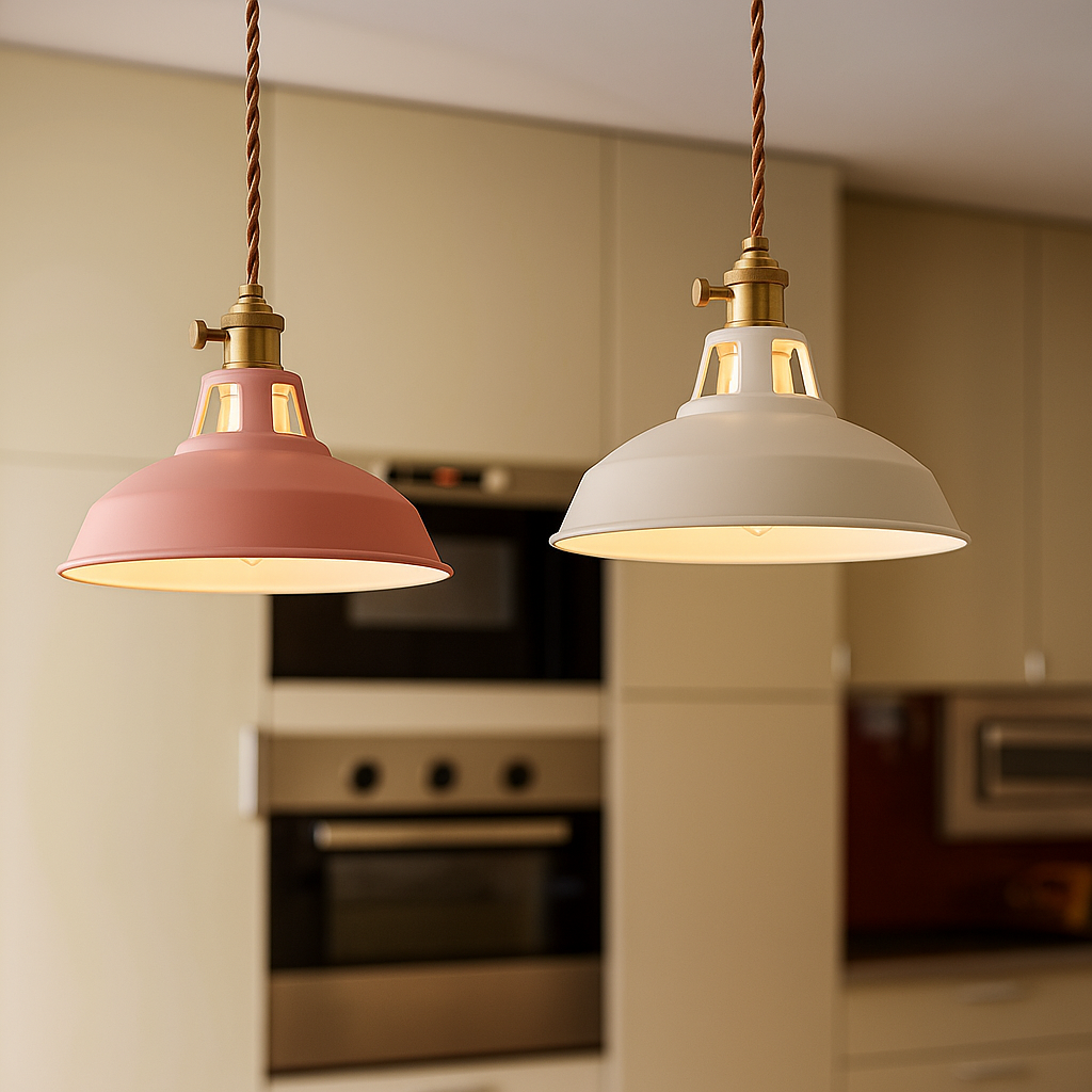 Dome Pendant Light - Iron - Industrial Style - 1-Light LED - Image 2