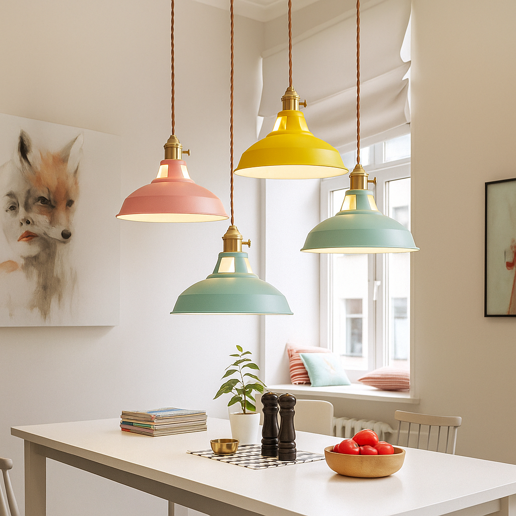 Dome Pendant Light - Iron - Industrial Style - 1-Light LED - Image 4