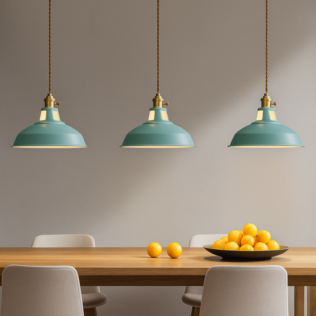 Dome Pendant Light - Iron - Industrial Style - 1-Light LED - Image 5