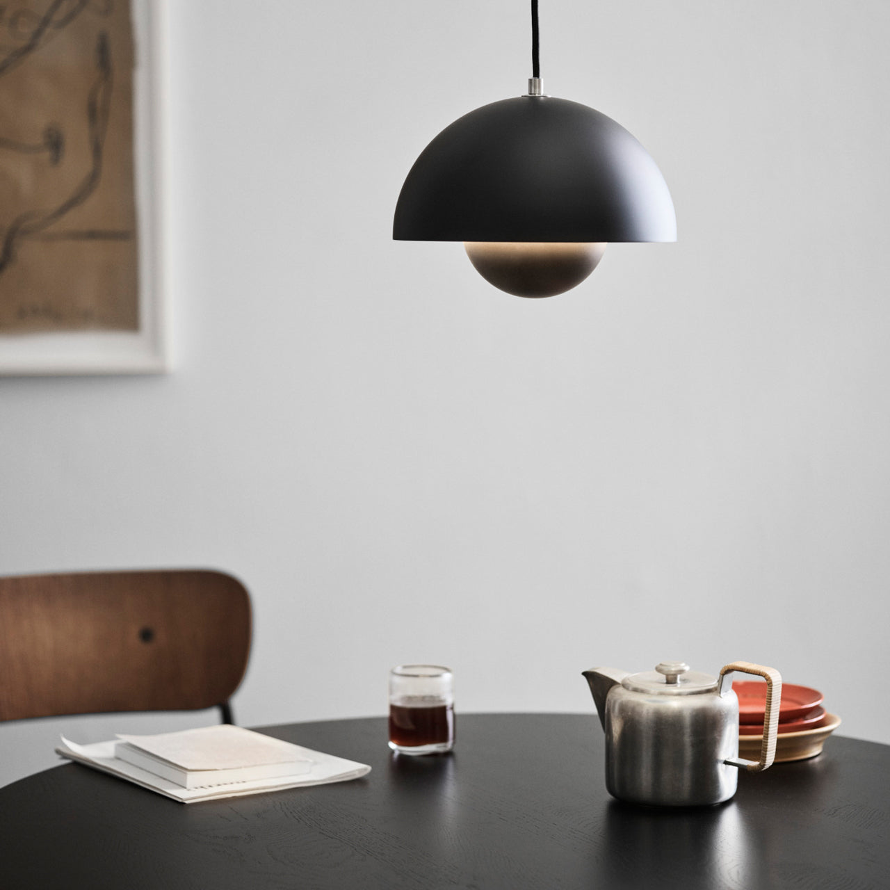 Dome Pendant Light - Metal Adjustable Suspension - Scandinavian Style - Image 6